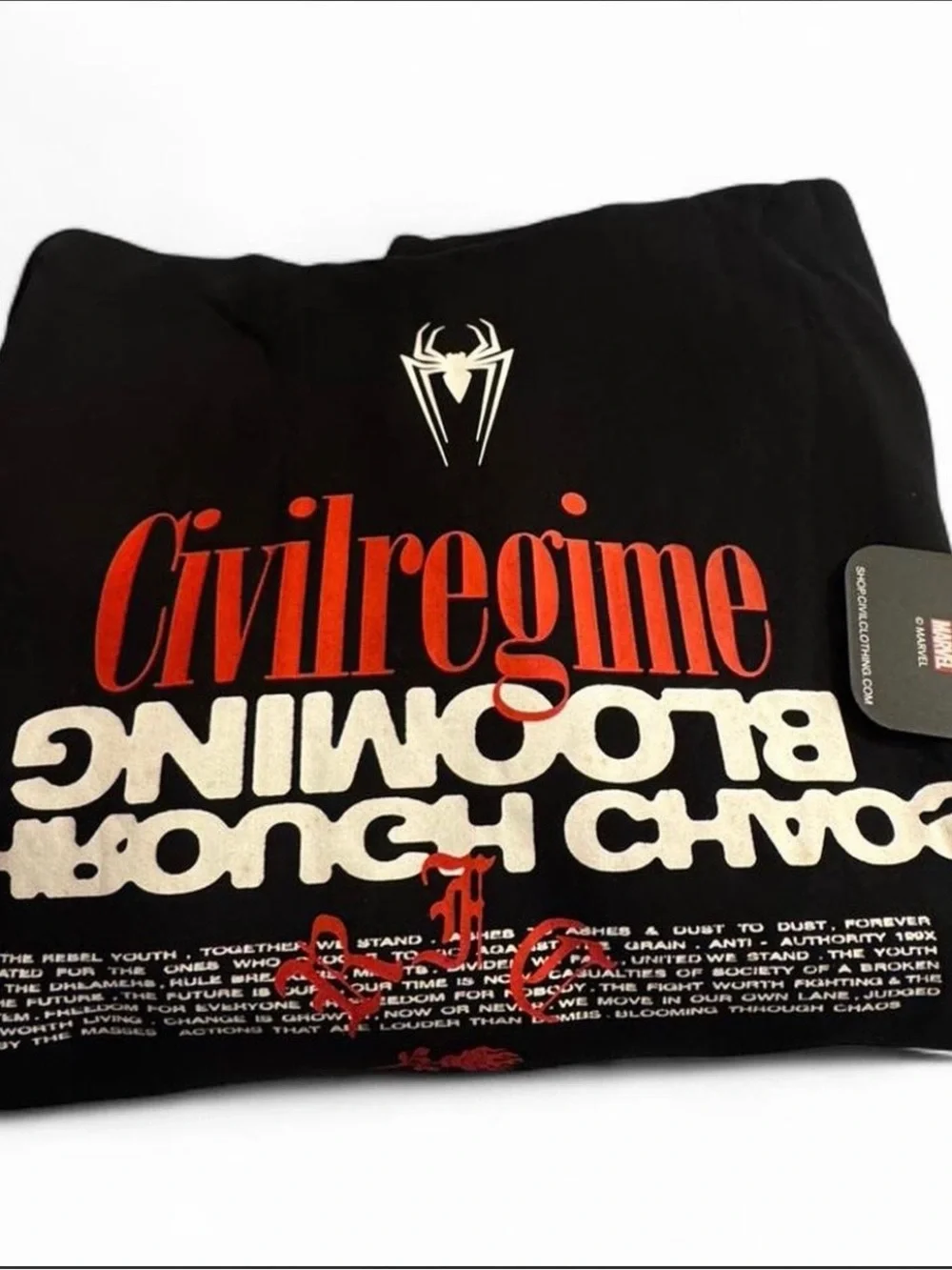 Civil Regime X Marvel Collab Spider Man